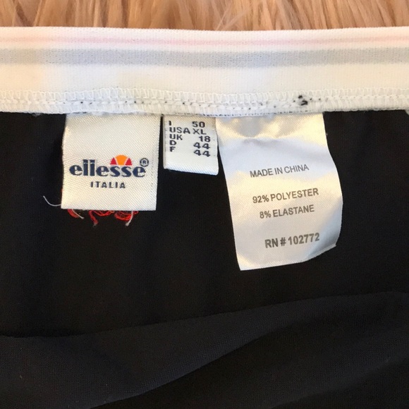 Ellesse Black Swim Skirt size XL. Never Worn! NWOT - Picture 4 of 8